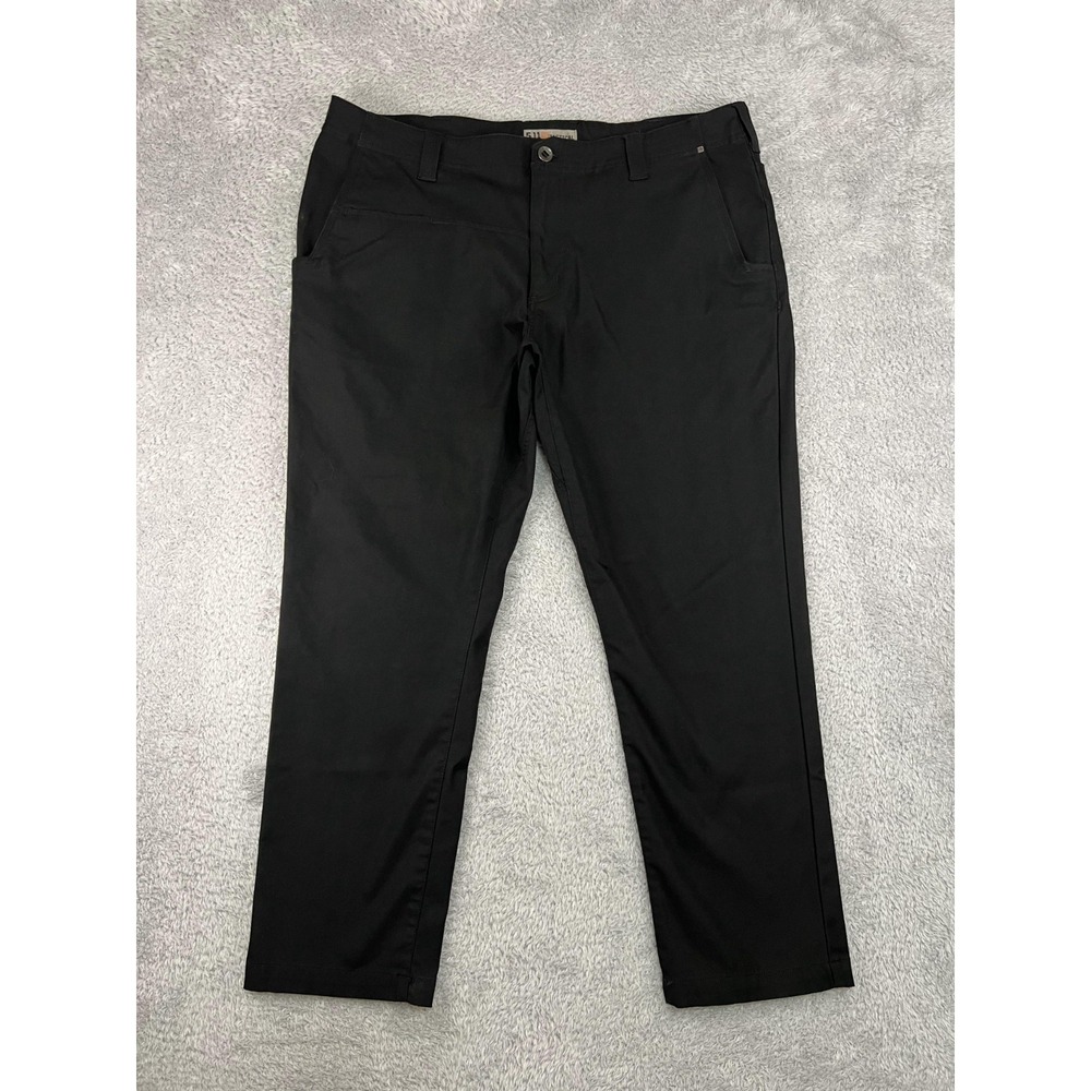 5.11 Tactical Pants Men 39x29 (Tag 38x30) Black Edge Chino